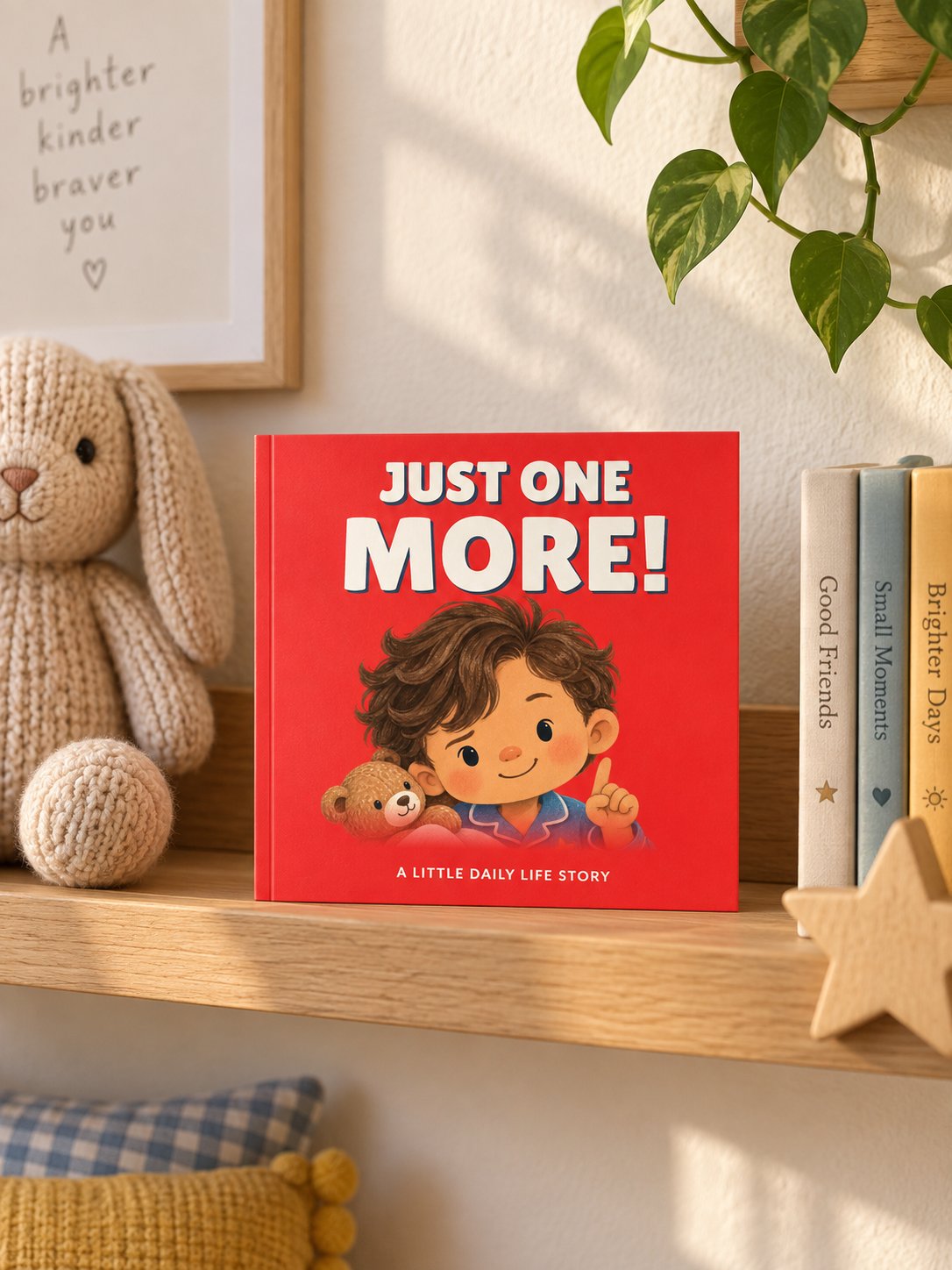 A Gladnest book on a shelf